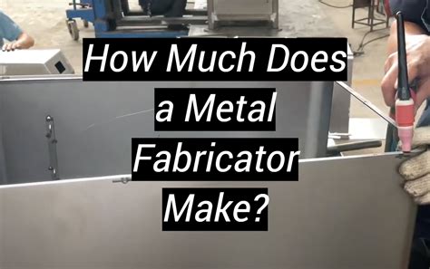 how much do metal fabricators make|sheet metal fabricator salary.